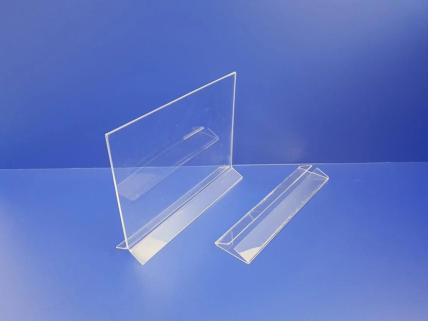 Акриловый менюхолдер на сложном основании ф а4 (горизонтальный) фото 3