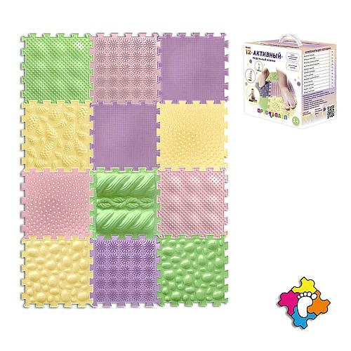 Коврик массажный (ортопедический) модульный Микс 12 «Активный» ОПТ фото 4