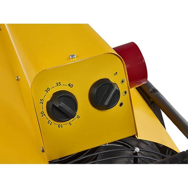 Пушка тепловая электрическая на 21 кВт, круглая фото 3