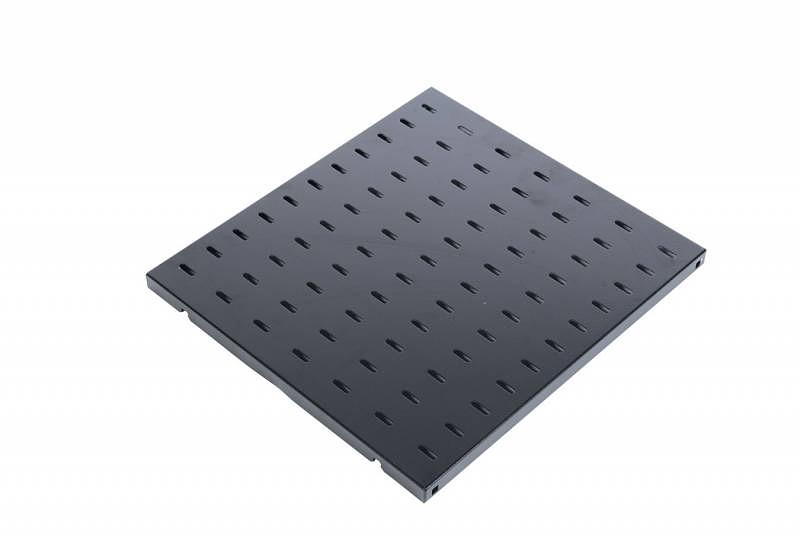 Полка стационарная ЦМО СВ-62-9005 0.5U нагр.:45кг. 19" 622мм черный (упак.:1шт) фото 1