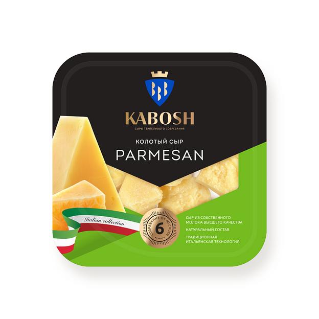 Твёрдый сыр Kabosh «Parmesan» колотый 100 г, опт фото 1