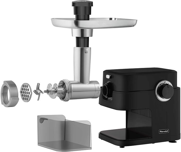 Мясорубка Rondell RDE-1453 2000Вт черный фото 3