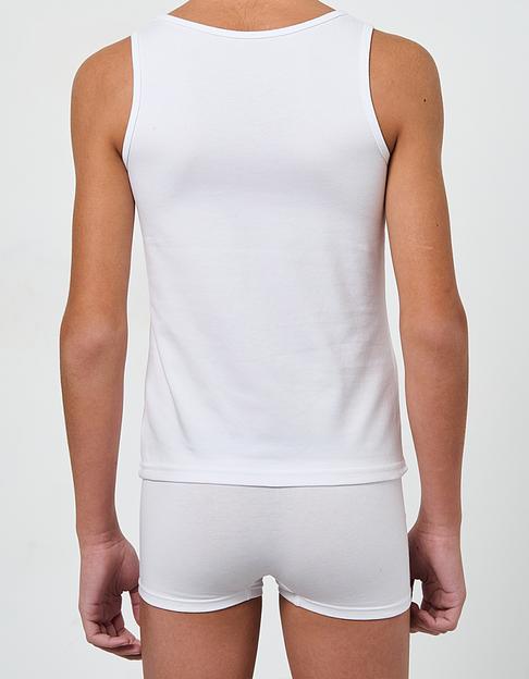 Майка детская для мальчиков белая опт фото 2