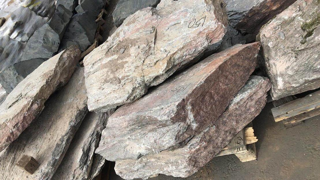 Ступени сланец Серебро /тн (1000х2000, 300-500 мм) фото 1