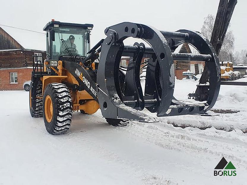 Лесозахват (бревнозахват) для фронтальных погрузчиков 3 или 5 т Jingong, Hyundai, Komatsu, Volvo, Doosan, SDLG, FOTON, LiuGong, XCMG, XGMA и др фото 6