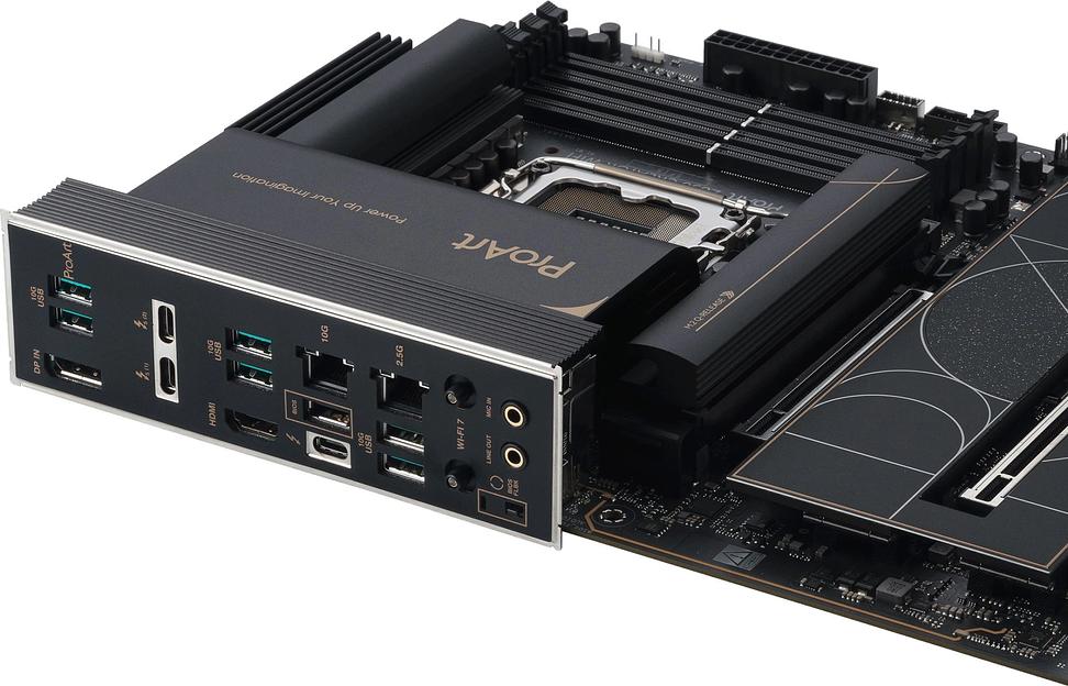 Материнская плата Asus PROART Z890-CREATOR WIFI Soc-1851 Intel Z890 4xDDR5 ATX AC`97 8ch(7.1) 1 x 10Gigabit + 1 x 2.5Gigabit RAID+HDMI+DP фото 7