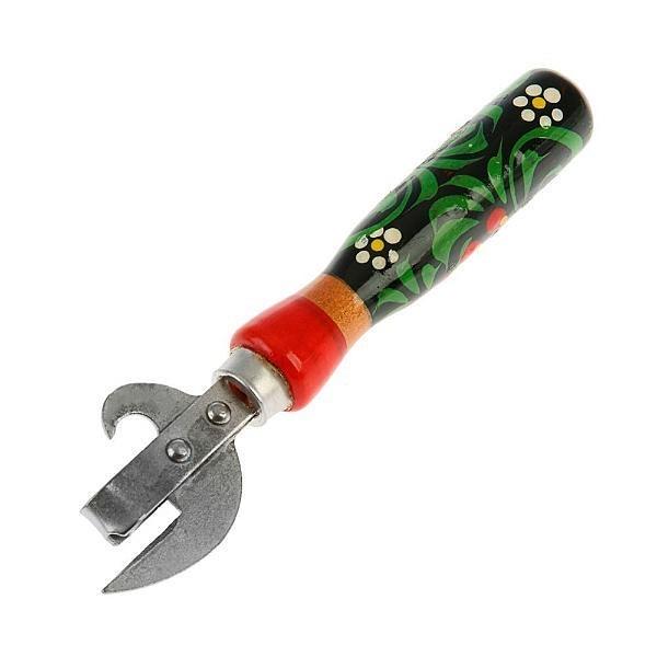 Открывалка клепаная с деревянной ручкой «Хохлома» ОПТ фото 1