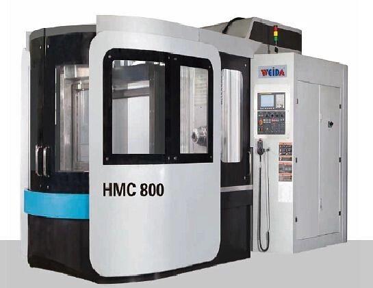 Двухколонный горизонтальный фрезерный обрабатывающий центр с ЧПУ HMC800 фото 1