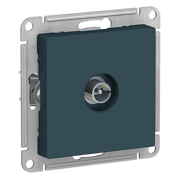 Systeme electric ATN000893 ATLASDESIGN TV АНТЕННА коннектор, механизм, ИЗУМРУД фото 1