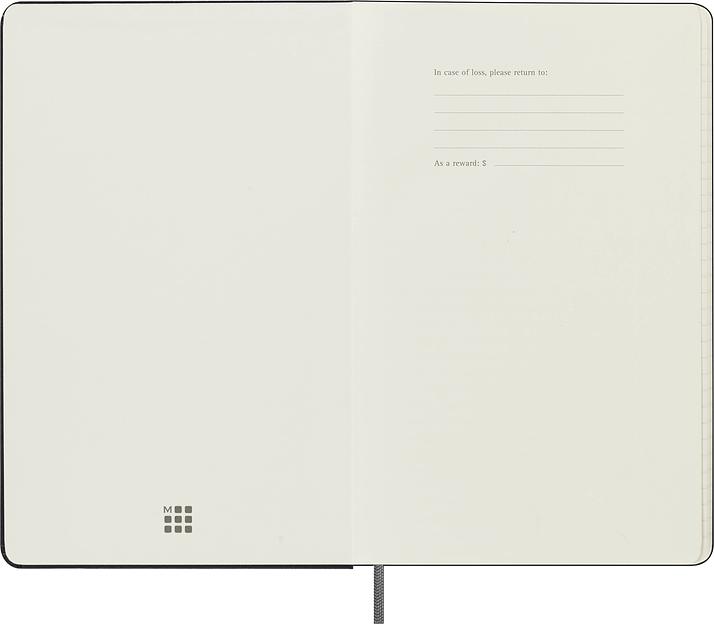 Еженедельник Moleskine CLASSIC WKNT Large 130х210мм недатир. 288 черный фото 2