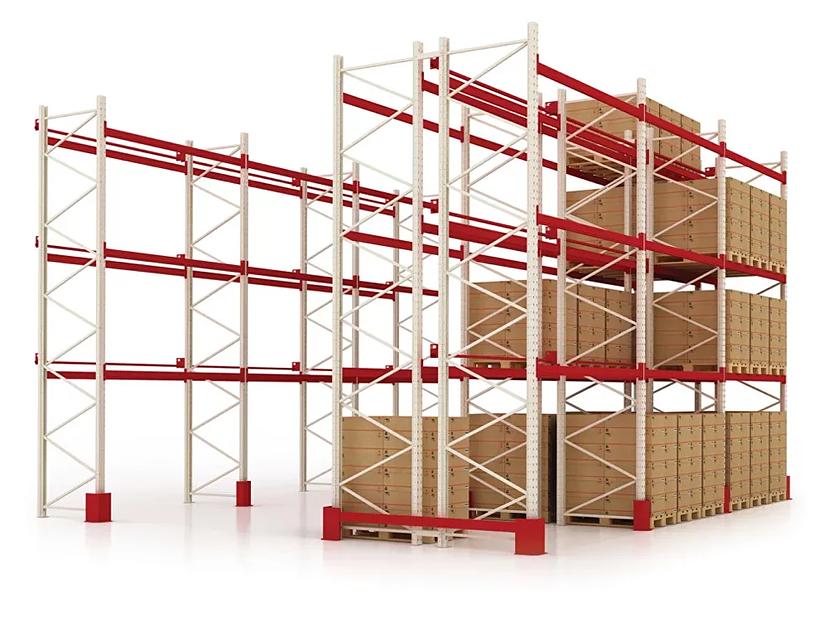 Фронтальные стеллажи для склада ОПТ фото 1