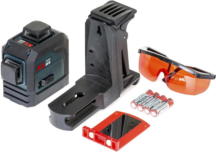 Уровень лазер. Klpro KLLZR93 2кл.лаз. 635нм цв.луч. красный 3луч. фото 10