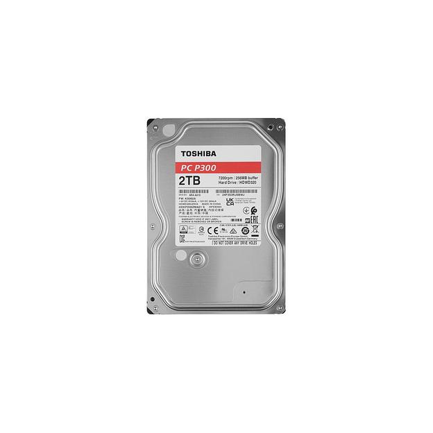 Жесткий диск Toshiba P300 HDWD320UZSVA, 2ТБ, HDD, SATA III, 3.5" фото 1