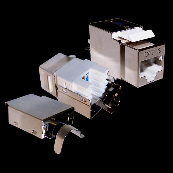 Модуль Keystone, RJ45, кат.6, STP, 180 градусов (LAN-OK45S6/180) фото 1