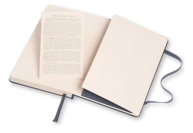 Блокнот Moleskine CLASSIC MM710B20 Pocket 90x140мм 192стр. линейка твердая обложка синий сапфир фото 5