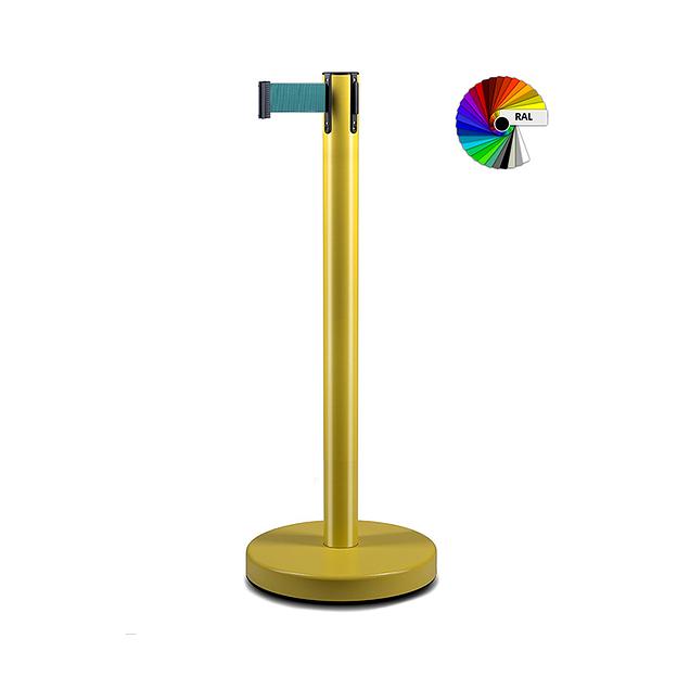 Столбик крашенный BSLN с лентой 2 метра h47 мм фото 1