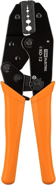 Клещи обжимные КО-12, обжим F и BNC разъемов (RG-58, RG-59, RG-62, RG-174, FO), "МастерЭлектрик" TDM фото 1