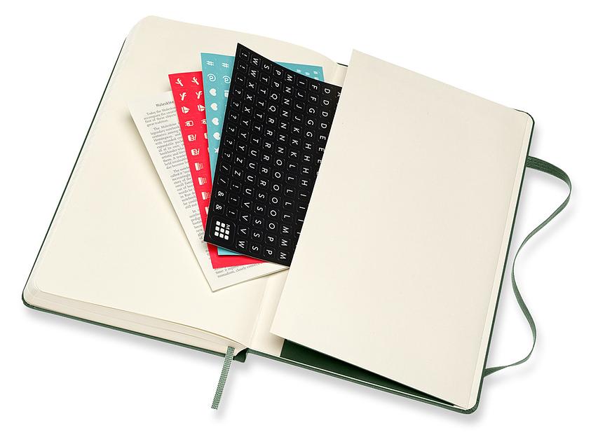 Ежедневник Moleskine CLASSIC Large 130х210мм 400стр. зеленый фото 7
