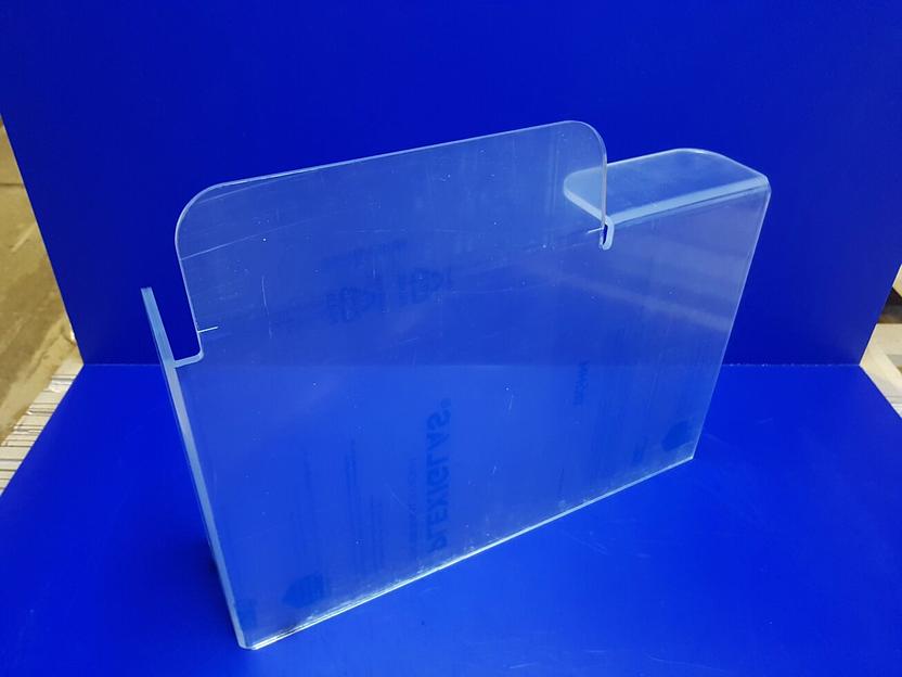 Защита сканера и кассы из оргстекла, для при кассовой зоны магазинов. фото 3