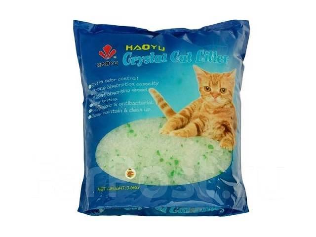 Силикагелевый наполнитель «Haoyu» «Цветные гранулы» 3,6 кг, опт фото 1