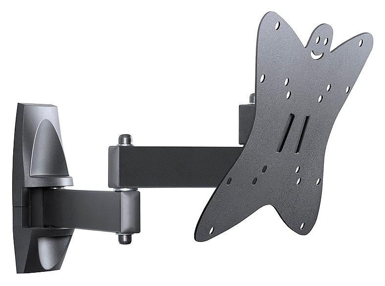 Кронштейн для телевизора Holder LCDS-5038 металлик 20"-37" макс.30кг настенный поворот и наклон фото 1