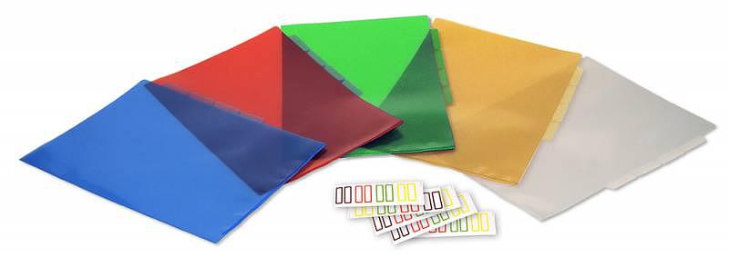 Папка-уголок Бюрократ -E356CLEAR 3 уровн. A4 пластик 0.15мм прозрачный фото 2