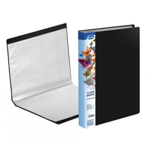 Папка файловая с 60 карманами, А4, 0,80/0,03 мм, ПВХ, черный, Forofis фото 1