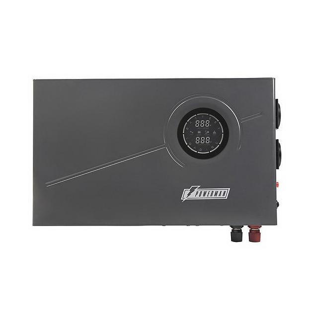 ИБП POWERMAN Smart 500 INV Graphite Мощность 500 ВА / 300 Вт, розетки Shuko - 2 шт. Стабилизирует напряжение питания обо фото 2