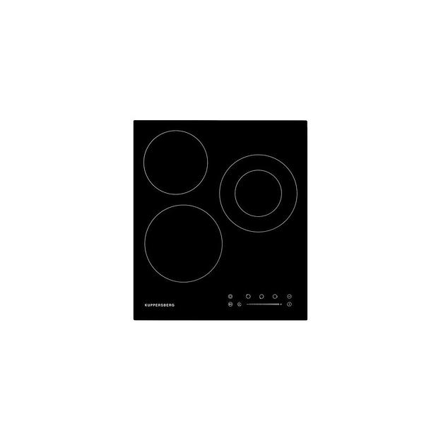 Электрическая варочная поверхность KUPPERSBERG ECS 402, конфорок: 3 шт., стеклокерамика, независимая, черный фото 1