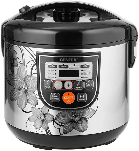 Мультиварка Centek CT-1498 5л 700Вт черный/стальной фото 1