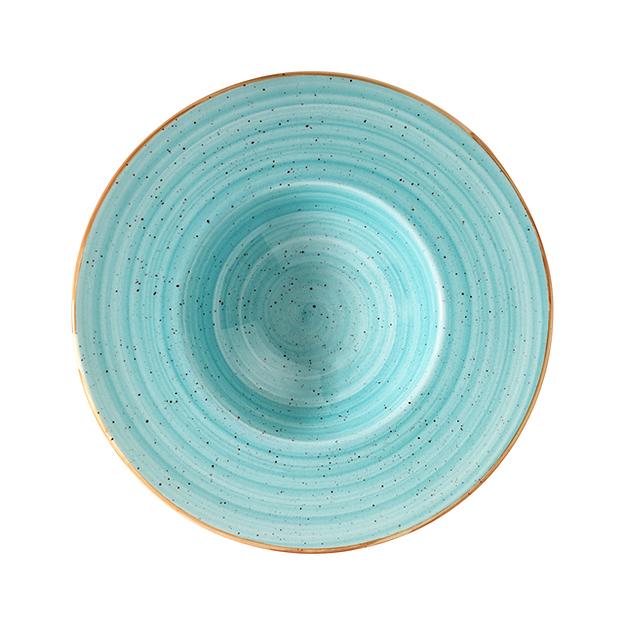 Тарелка для пасты d=280 мм. 400 мл. Аква, форма Банкет /1/6/ фото 1