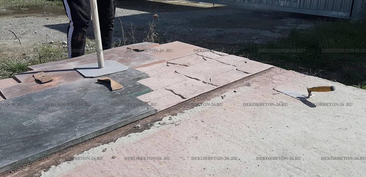 Тонкослойный печатный бетон 25 кг (белый) фото 2