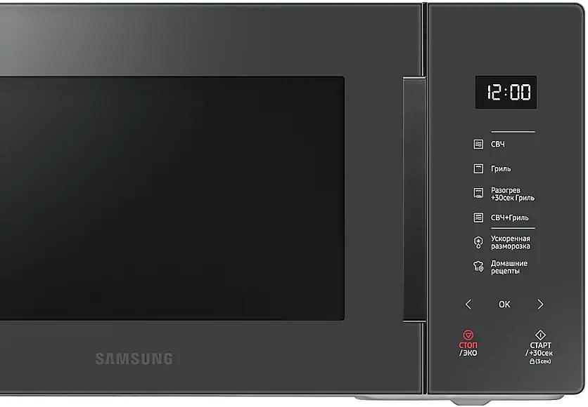 Микроволновая Печь Samsung MG23T5018AC/BW 23л. 800Вт черный фото 5