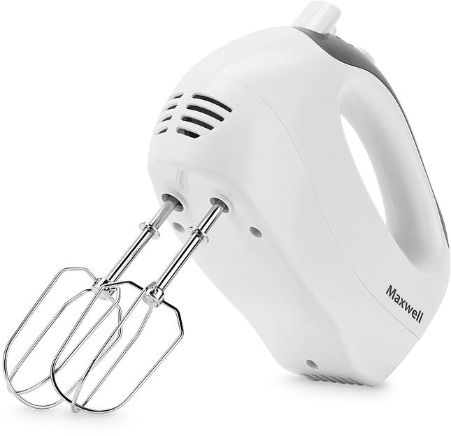 Миксер ручной Maxwell MW-1356 300Вт белый фото 1