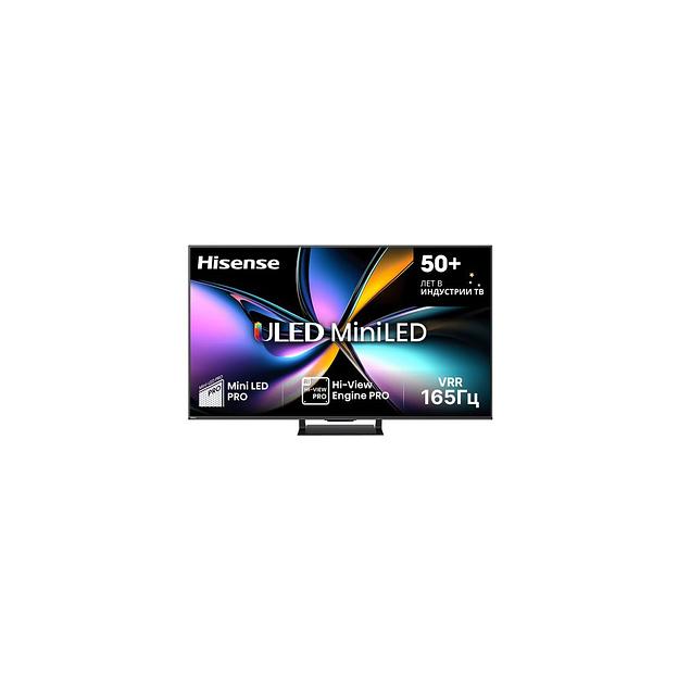 55" Телевизор Hisense 55U7Q PRO, QLED, 4K Ultra HD, угольно-серый, СМАРТ ТВ, Vidaa фото 1