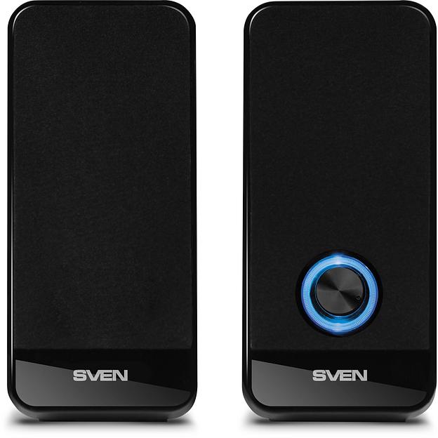 Колонки Sven 320 2.0 черный 6Вт фото 2