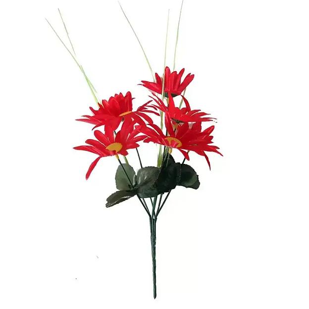 Букет с ромашками 7 голов 32см 343-655 фото 3