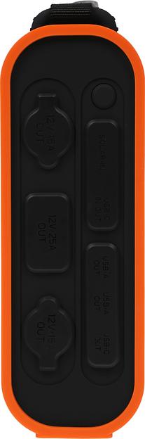 Электростанция портативная TopON TOP-X150 148000mAh 5A QC3.0/PD3.0 4xUSB солн.бат. черный/оранжевый (103764) фото 4