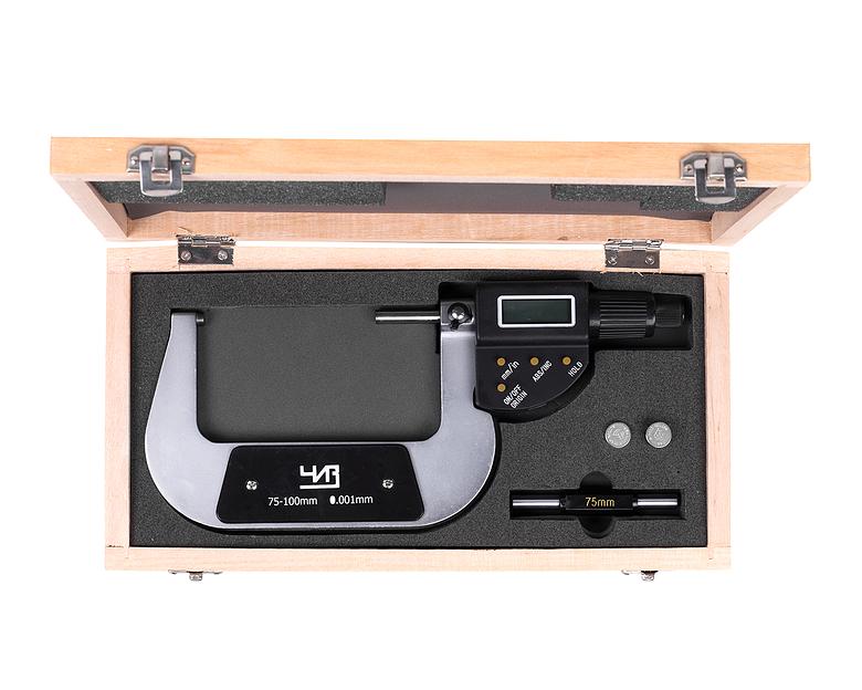 Микрометр гладкий МКЦ- 100 0,001 электр. 4-кн. ЧИЗ с поверкой фото 2