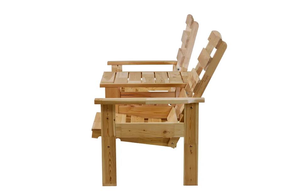 Комплект садовой мебели, деревянный 2-х местный, Тет-А-Тет, опт фото 2