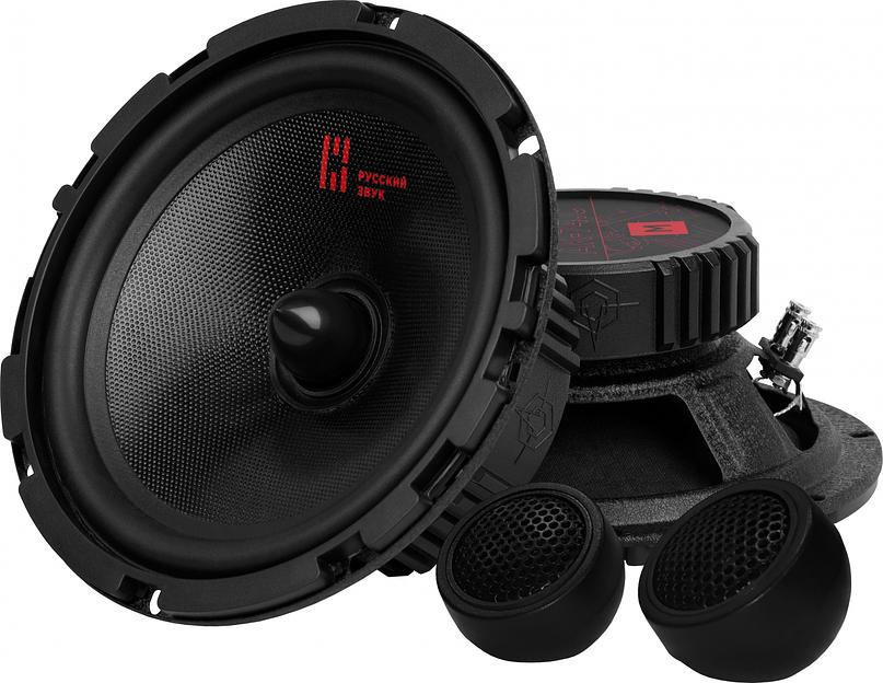 Колонки автомобильные Ural АК-74.С М 210Вт 91дБ 4Ом 16.5см (6 1/2дюйм) компонентные двухполосные фото 3