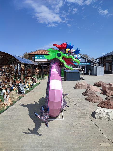 Световая скульптура «Дракон китайский» фото 5