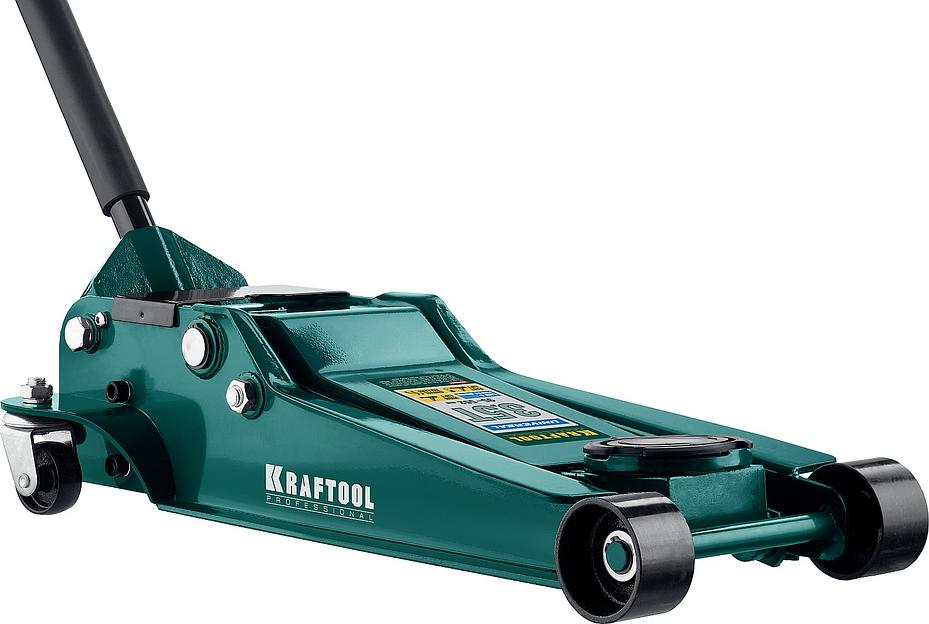KRAFTOOL UNIVERSAL, 3.5 т, 95 - 552 мм, для СТО, универсальный подкатной домкрат (43454-3.5) фото 5