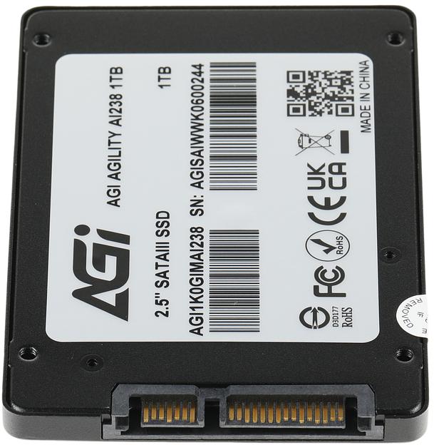 Накопитель SSD AGi SATA III 1TB AGI1K0GIMAI238 AI238 2.5" OEM фото 4