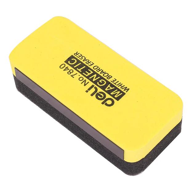 Губка магнитная для маркерных досок Deli 110x50х30 мм ОПТ фото 1