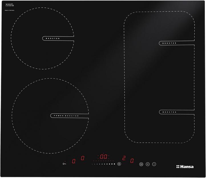 Индукционная варочная поверхность Hansa BHI68611 черный фото 1