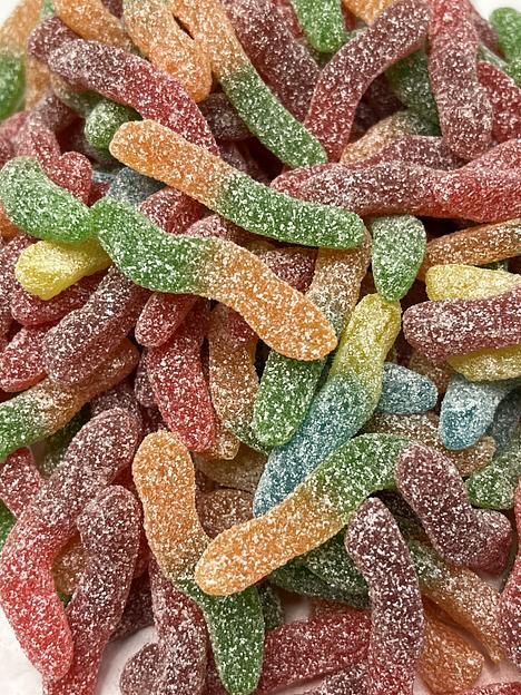 Кислые разноцветные червяки фото 1