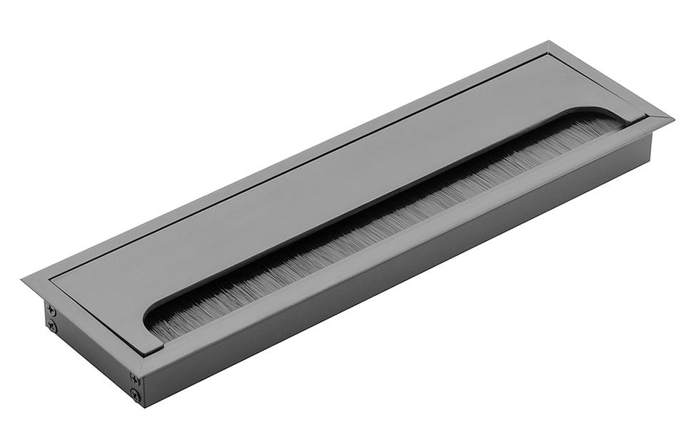 Заглушка кабель-канала 80*260 мм, черная фото 1