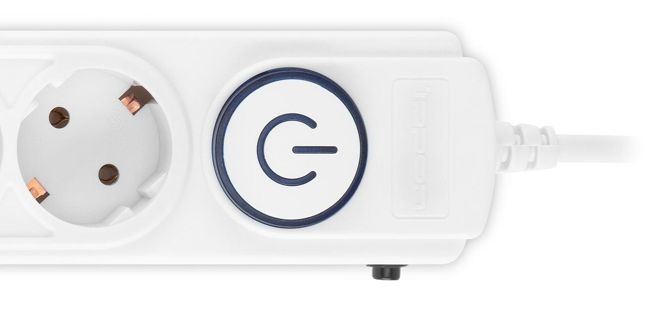 Сетевой фильтр Ippon BK-6-UPS-1.8-10-W 1.8м (6 розеток) белый (коробка) фото 6