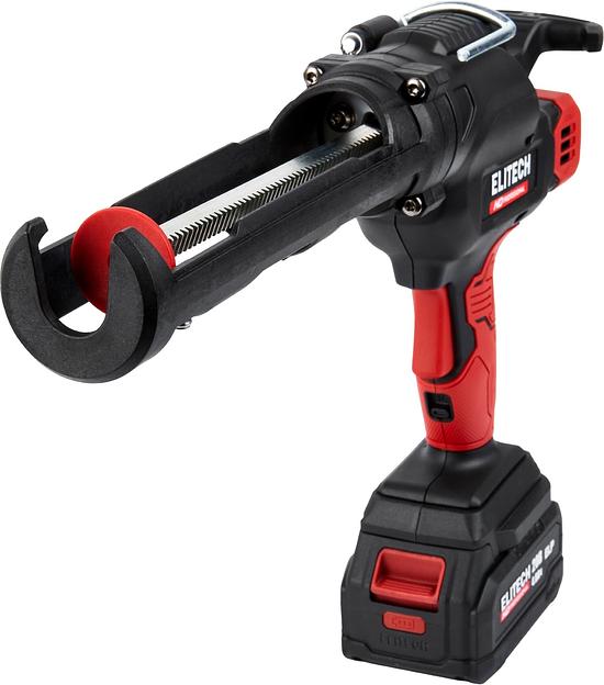 Пистолет для герметика Elitech HD Professional CCG 20SL6 (E2208.013.01) аккумуляторный закрытый для герметиков черный/красный (205762) фото 2